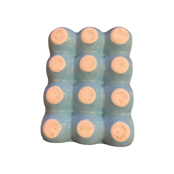 5” x 7”, light aqua blue dozen egg counter tray - Picture 4 of 14